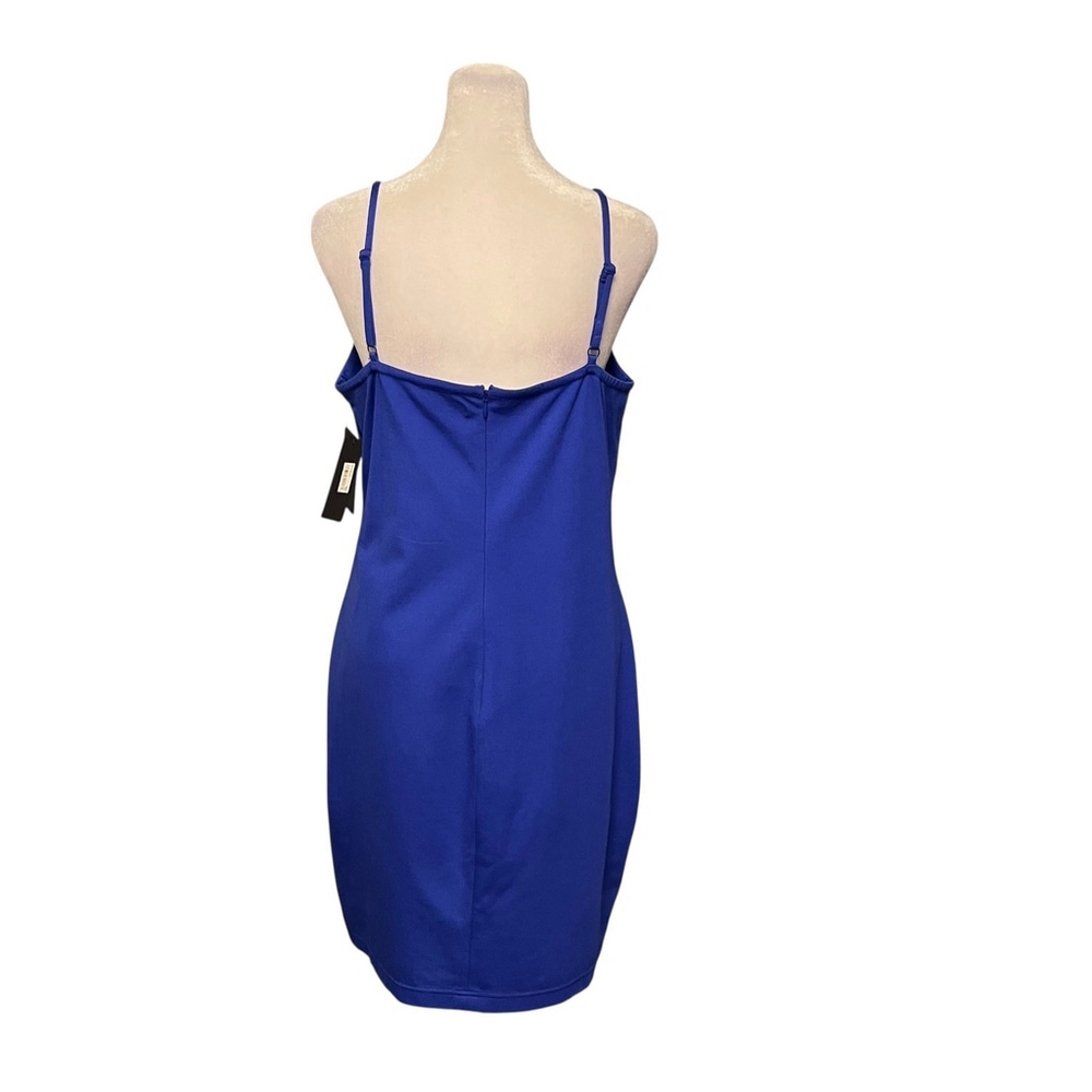Guess Royal Blue Strappy Bodycon Dress Size XL NWT - Picture 6 of 8